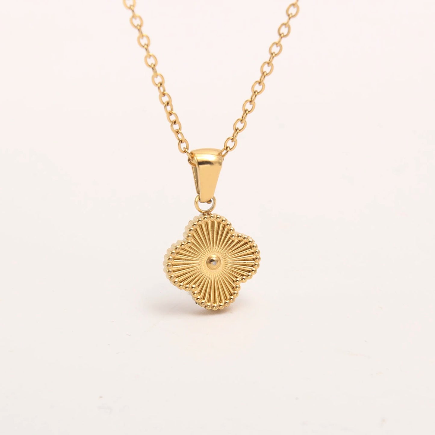 Personalised Clover Initial Necklace